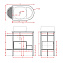 Столешница ArtCeram FILE 3.0 TFA009 93 Мрамор 46х68,5см verde issogne