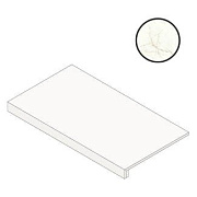 Плитка для ступеней Atlas Concord Италия Marvel Shine A540 Calacatta Prestigio Scalino Matt 33х120см 0,396кв.м. неполированная