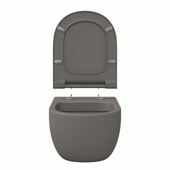 Унитаз подвесной BERGES EGO XL 083216 безободковый с микролифтом