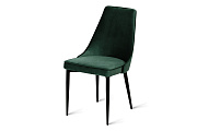 Кухонный стул AERO 50х58х91см велюр/сталь Dark Green