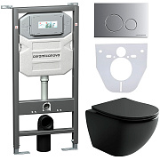 Инсталляция с унитазом Ceramica Nova CN4002MB_1001M_1000