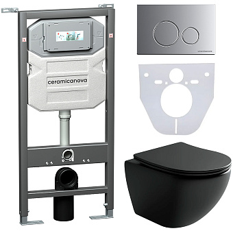 Инсталляция с унитазом Ceramica Nova CN4002MB_1001M_1000