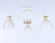 Люстра подвесная Ambrella TRADITIONAL Modern TR9562 400Вт 3 лампочек E27
