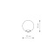 Плафон Nowodvorski Cameleon Sphere M 8530 190х200мм прозрачный