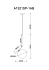 Светильник подвесной Arte Lamp Bolla-unica A1921SP-1AB 40Вт E27