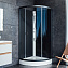 Душевая кабина AM-PM X-Joy W88C-301-090GG 90х90х205см стекло графит