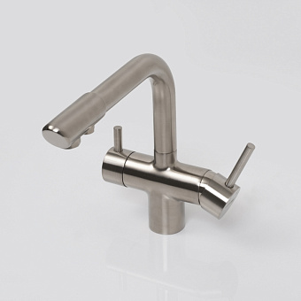 Смеситель для кухни WASSERKRAFT A8027 поворотный излив никель