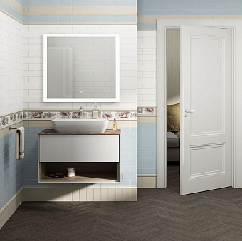 Тумба под раковину подвесная KERAMA MARAZZI Plaza Modern PLB.M.80.1\WHT 48х80х51,1см