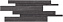 Керамическая мозаика Atlas Concord Италия Mark AMYW Graphite Brick 60х30см 0,72кв.м.