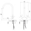 Смеситель для кухни LEMARK Standard LM2105C поворотный излив хром
