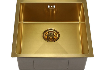 Мойка кухонная MELANA ProfLine D4645HG 46х45см золото