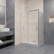 Угловое ограждение RGW Passage 020814580-11 PA-145 185х80см стекло прозрачное