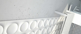 Настенная плитка WOW Wow 103194 Porcelanico Ice White Matt 13,65х13,65см 0,261кв.м. матовая