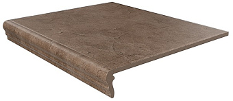 Плитка для ступеней KERAMA MARAZZI Фаральони SG158200R\GR коричневый 40,2х34см 0,137кв.м. матовая
