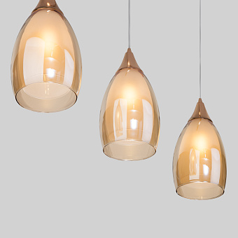 Светильник подвесной Eurosvet Cosmic 50285/3 золото 15Вт E14