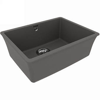 Мойка кухонная LEMARK SINARA 540-U 9910077 42х54см серый шелк