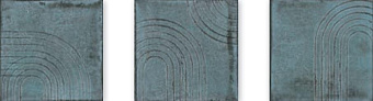Декор WOW ENSO 120846 Blue 12,5х12,5см 0,556кв.м.