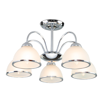 Люстра потолочная Eurosvet Shanon 30174/5 хром 40Вт 5 лампочек E27
