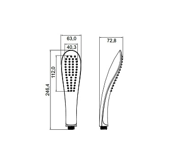 Ручной душ IDDIS Optima Home 0211F00i18 чёрный матовый