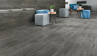 Неполированный керамогранит Atlas Concord Италия Axi AMWJ Grey Timber Tatami 22,5х90см 0,81кв.м.
