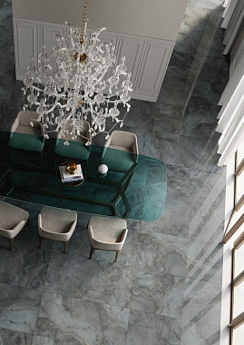 Настенная плитка KERAMA MARAZZI 14024R серый темный обрезной 40х120см 1,44кв.м. глянцевая
