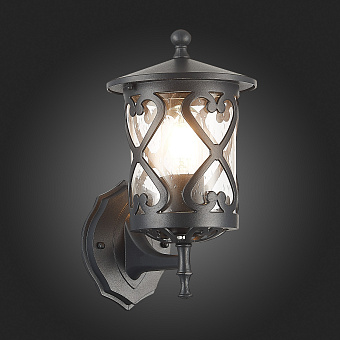 Светильник фасадный ST Luce LORNE SL085.401.01 60Вт IP44 E27 чёрный