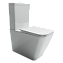 Унитаз напольный Ceramica Nova CUBIC CN1803 безободковый с микролифтом