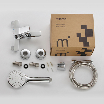 Смеситель для ванны MILARDO Enjoy ENJSB00M02 хром глянец