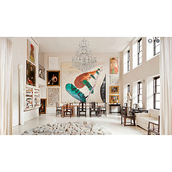 Люстра подвесная Lucia Tucci BARLETTA 122.60 cream white 3600Вт 60 лампочек E14