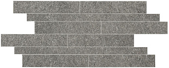 Неполированный керамогранит Atlas Concord Италия Dolmen Pro A02N Grigio Brick 37,5х75см 1,125кв.м.