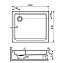 Душевой поддон RGW Acryl 16180280-11 STYLE 100х80см