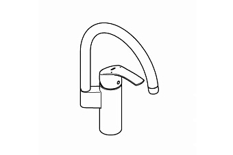 Смеситель для кухни GROHE Eurosmart 33202002 высокий излив хром
