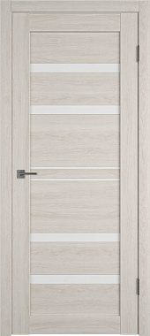 Межкомнатная дверь Владимирская фабрика дверей Atum Pro 26 Scansom Oak White Cloud Экошпон 900х2000мм остеклённая