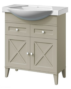 Тумба под раковину напольная CAPRIGO TORINO 34612-TP814 44х88,1х75,6см