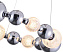 Люстра подвесная KINK Light Амита 08038-50,02 30Вт 6 лампочек LED