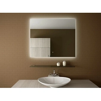Зеркало MIRSANT Glassy УТ000032189 80х120см с подсветкой
