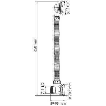 Слив-перелив WASSERKRAFT Glan A204