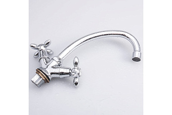 Смеситель для кухни Maxonor MN4927 поворотный излив хром