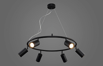 Светильник подвесной CRYSTAL LUX CLT 015 CLT 015C6 D600 BL 300Вт GU10
