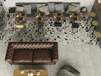 Матовый керамогранит PERONDA CERAMICAS Francisco Segarra 23380 FS RIALTO DECOR 45,2х45,2см 1,02кв.м.