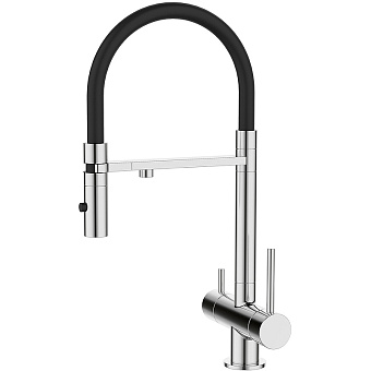 Смеситель для кухни IDDIS Ace ACESBFFi05 поворотный излив хром