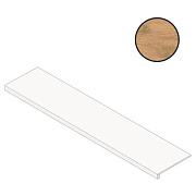 Плитка для ступеней Atlas Concord Италия Entice AFI0 Pale Oak Natural Scalino 33х150см 0,495кв.м. матовая