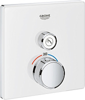 Смеситель для душа GROHE Grohtherm SmartControl 29153LS0 белый/хром