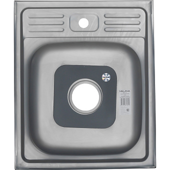 Мойка кухонная MELANA 5060 013/2 (*10) 50х60см хром