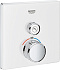 Смеситель для душа GROHE Grohtherm SmartControl 29153LS0 белый/хром