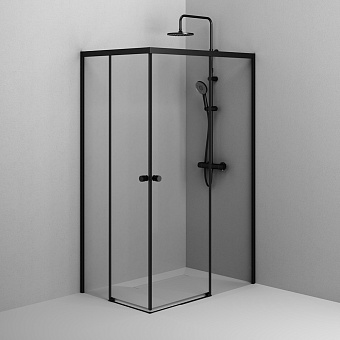 Угловое ограждение AM-PM X-Joy W94G-403-12080-BТ 190х118,4см стекло прозрачное