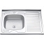 Мойка кухонная MELANA 8060 072 t L (*20) 80х60см хром
