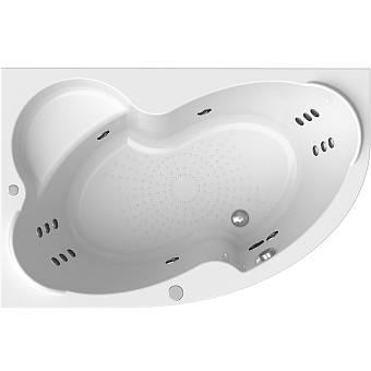 Ванна акриловая RADOMIR Vannesa Ирма 2-77-2-1-0-229 160х105см угловая