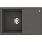 Мойка кухонная LEMARK IMANDRA 760 9910029 50х76см серый шелк