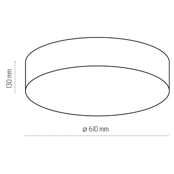 Светильник потолочный TK Lighting Rondo 1581 15Вт E27